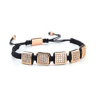 18k Gold Crown Bracelet Set ( 3 Pieces) - Drip Culture Jewelry