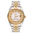 18K Gold Crown Watch - Drip Culture Jewelry