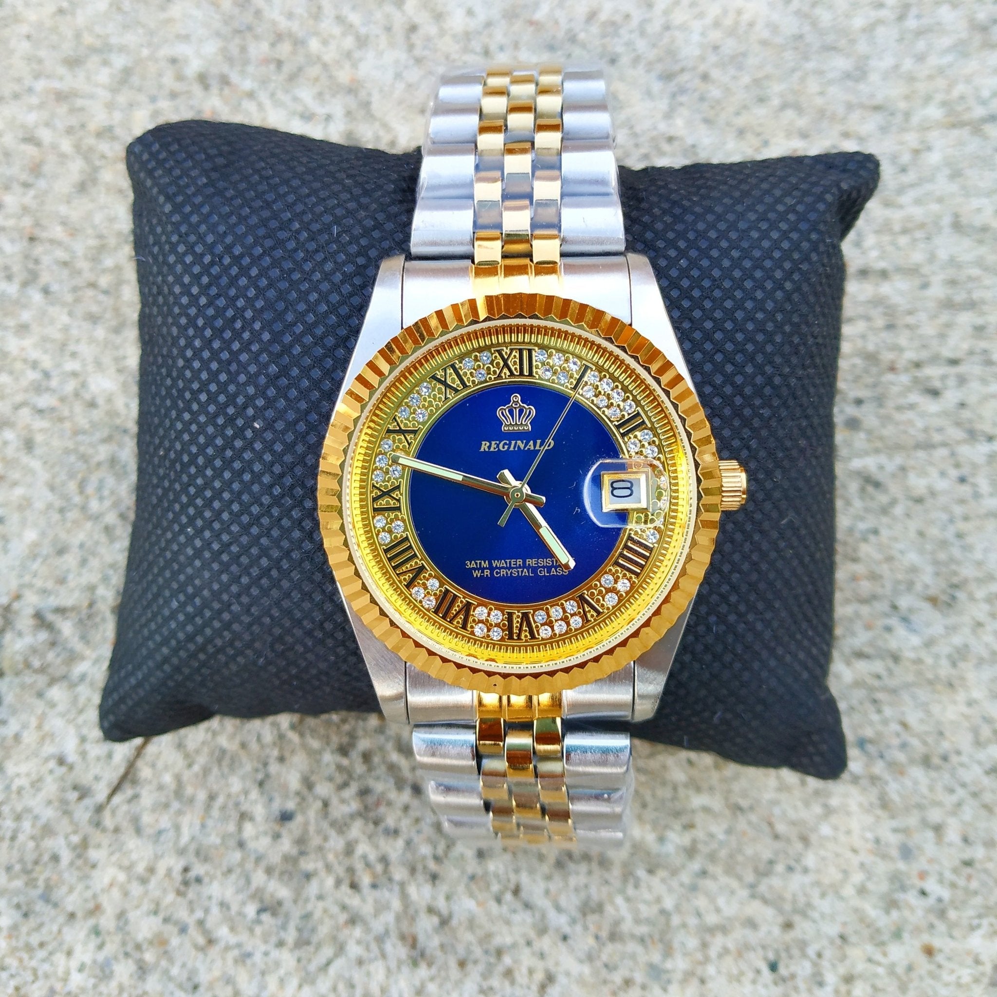 18K Gold Crown Watch - Drip Culture Jewelry