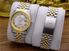 18K Gold Crown Watch - Drip Culture Jewelry