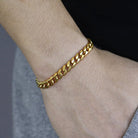 18k Gold Cuban Link Bracelet - Drip Culture Jewelry