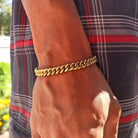 18k Gold Cuban Link Bracelet - Drip Culture Jewelry