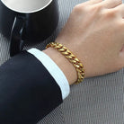 18k Gold Cuban Link Bracelet - Drip Culture Jewelry