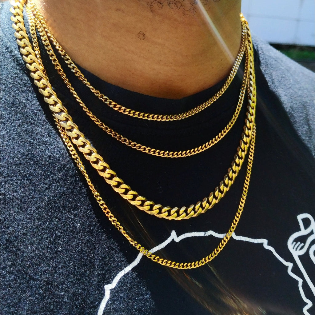 18K Gold Cuban Link Chain - Drip Culture Jewelry