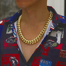 18k Gold Cuban Link Chain with Diamond Clasp - Drip Culture Jewelry