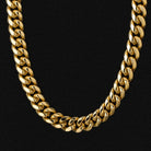 18k Gold Cuban Link Chain with Diamond Clasp - Drip Culture Jewelry