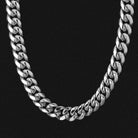 18k Gold Cuban Link Chain with Diamond Clasp - Drip Culture Jewelry