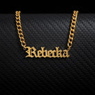 18K Gold Custom Name Necklace - Drip Culture Jewelry