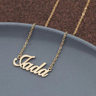 18K Gold Custom Name Necklace - Drip Culture Jewelry