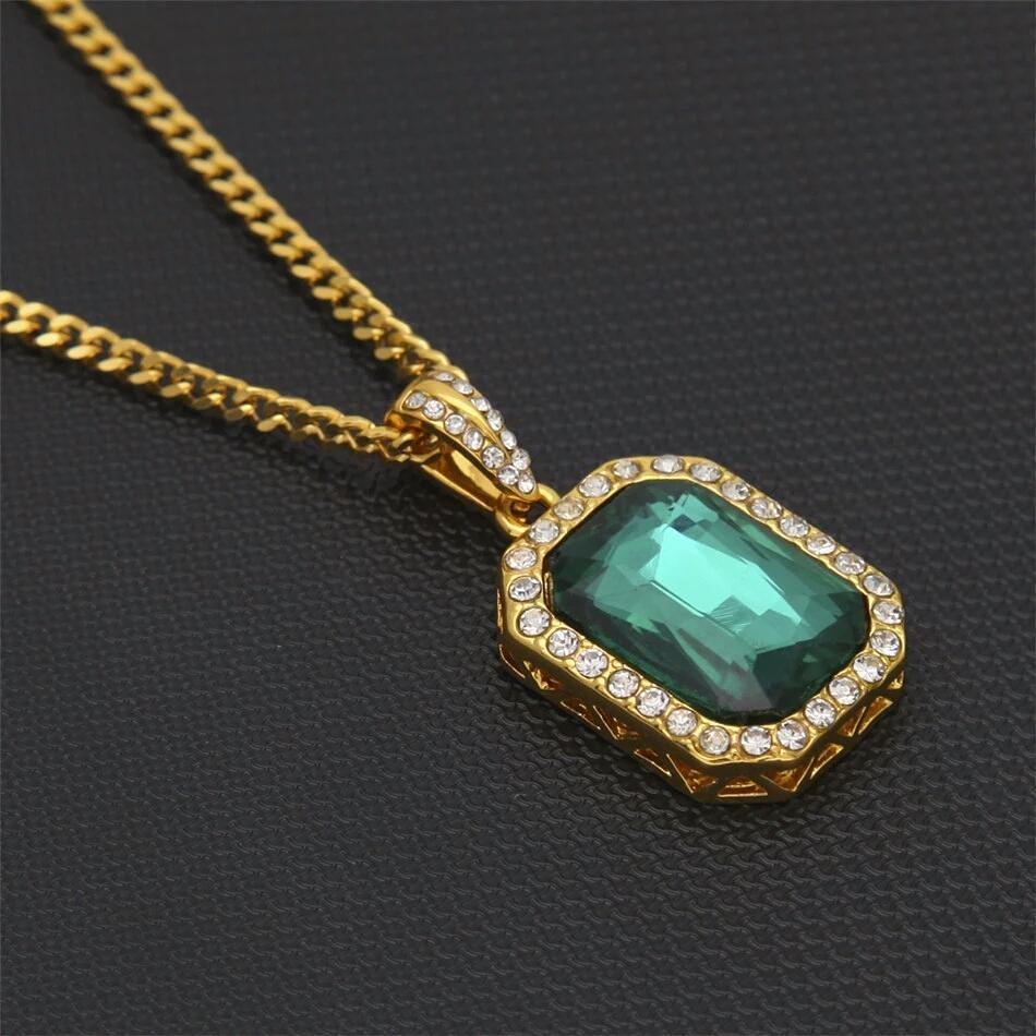 18K Gold CZ Diamond Gemstone - Drip Culture Jewelry