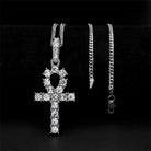 18K Gold Diamond Ankh - Drip Culture Jewelry