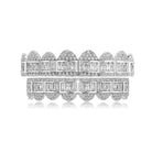 18K Gold Diamond & Baguette Grillz - Drip Culture Jewelry