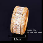 18k Gold Diamond Baguette Ring - Drip Culture Jewelry