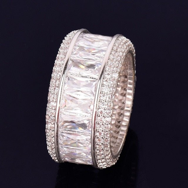 18k Gold Diamond Baguette Ring - Drip Culture Jewelry