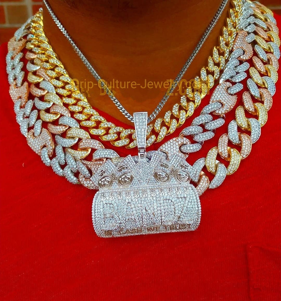 18k Gold Diamond Bandz - Drip Culture Jewelry