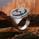 18K Gold Diamond Broken Heart Ring - Drip Culture Jewelry