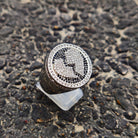 18K Gold Diamond Broken Heart Ring - Drip Culture Jewelry