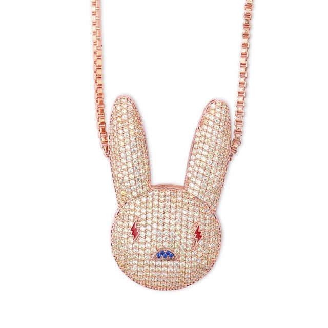 18K Gold Diamond Bunny - Drip Culture Jewelry