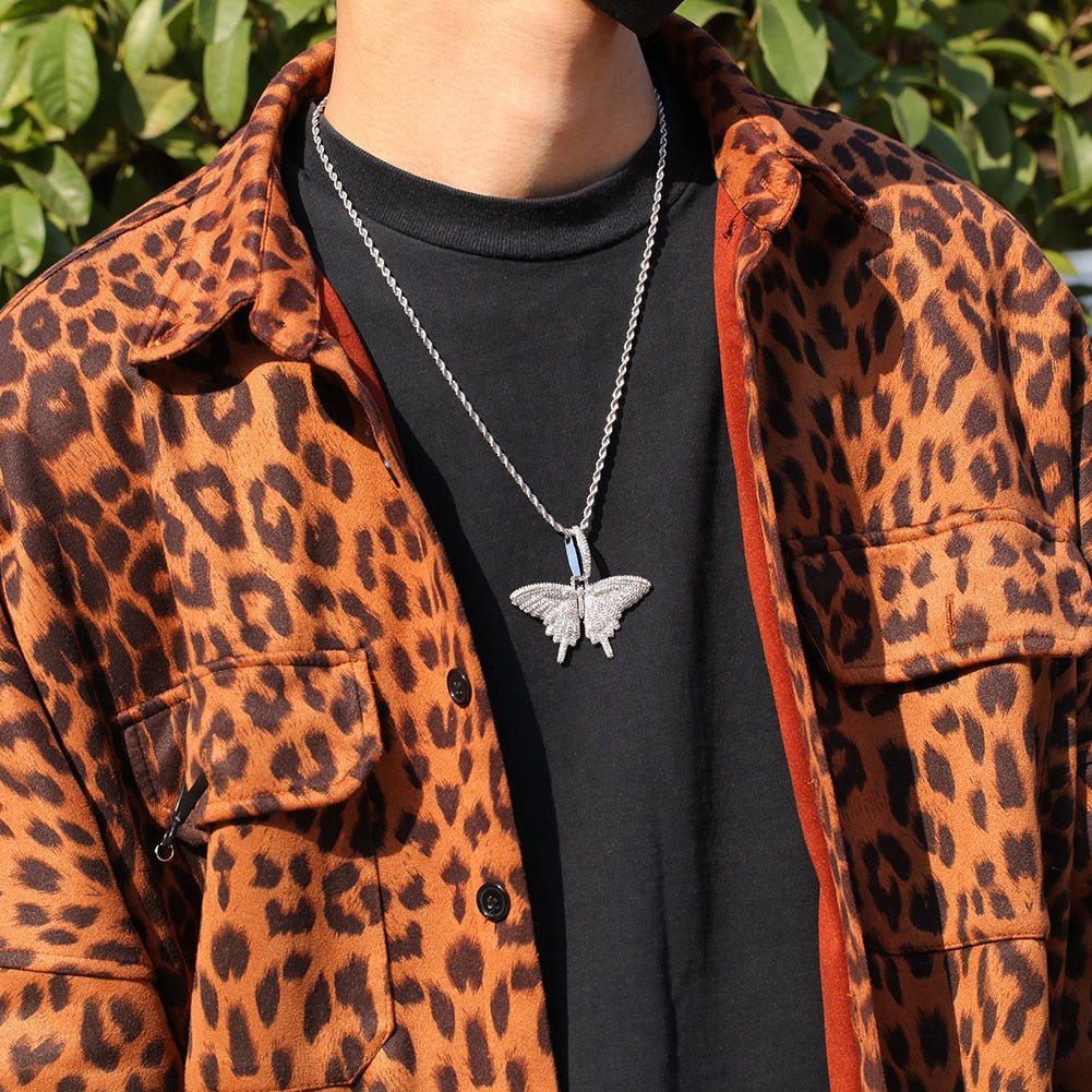 18K Gold Diamond Butterfly - Drip Culture Jewelry