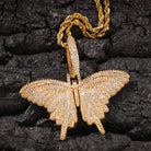 18K Gold Diamond Butterfly - Drip Culture Jewelry