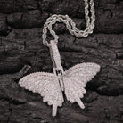 18K Gold Diamond Butterfly - Drip Culture Jewelry