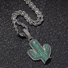 18K Gold Diamond Cactus - Drip Culture Jewelry