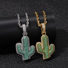 18K Gold Diamond Cactus - Drip Culture Jewelry