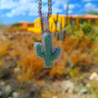 18K Gold Diamond Cactus - Drip Culture Jewelry