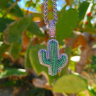 18K Gold Diamond Cactus - Drip Culture Jewelry