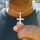 18K Gold Diamond Cross - Drip Culture Jewelry