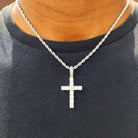 18K Gold Diamond Cross - Drip Culture Jewelry