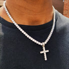 18K Gold Diamond Cross - Drip Culture Jewelry
