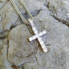 18K Gold Diamond Cross - Drip Culture Jewelry