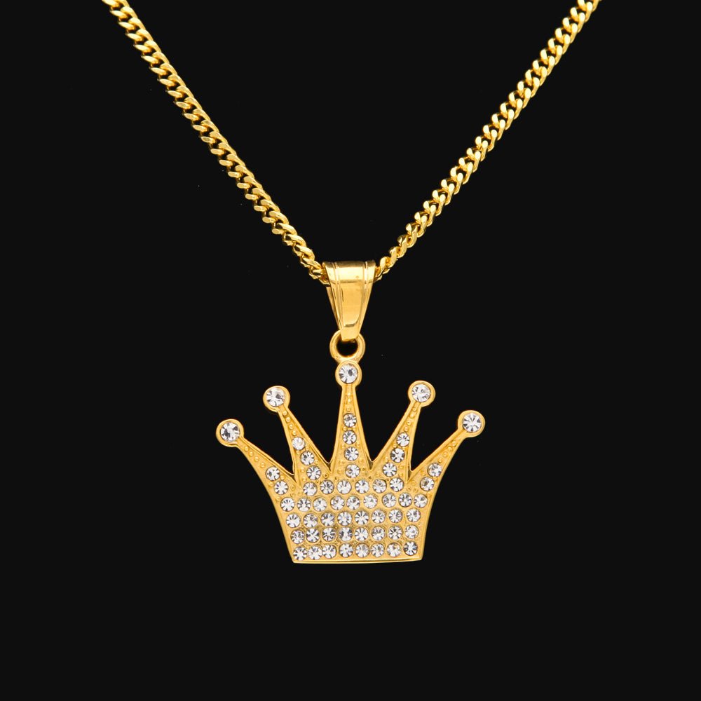 18K Gold Diamond Crown - Drip Culture Jewelry
