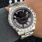 18K Gold Diamond Crown Watch - Drip Culture Jewelry