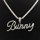 18K Gold Diamond Custom Cursive Letter Pendant - Drip Culture Jewelry