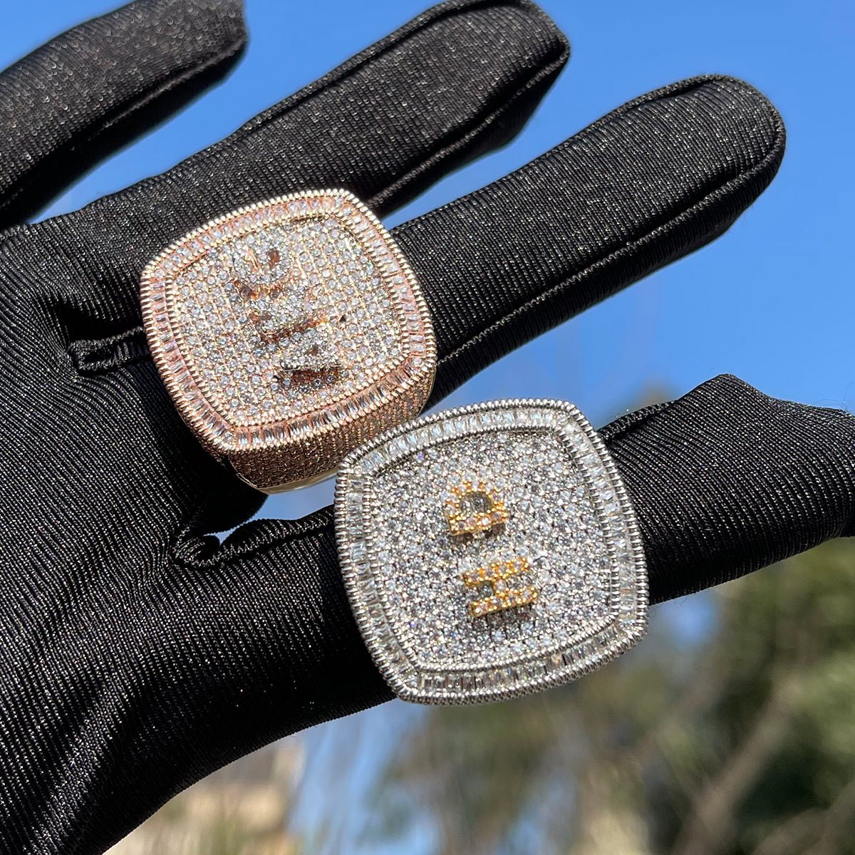 18k Gold Diamond Custom Name Ring - Drip Culture Jewelry