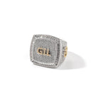 18k Gold Diamond Custom Name Ring - Drip Culture Jewelry