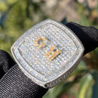 18k Gold Diamond Custom Name Ring - Drip Culture Jewelry