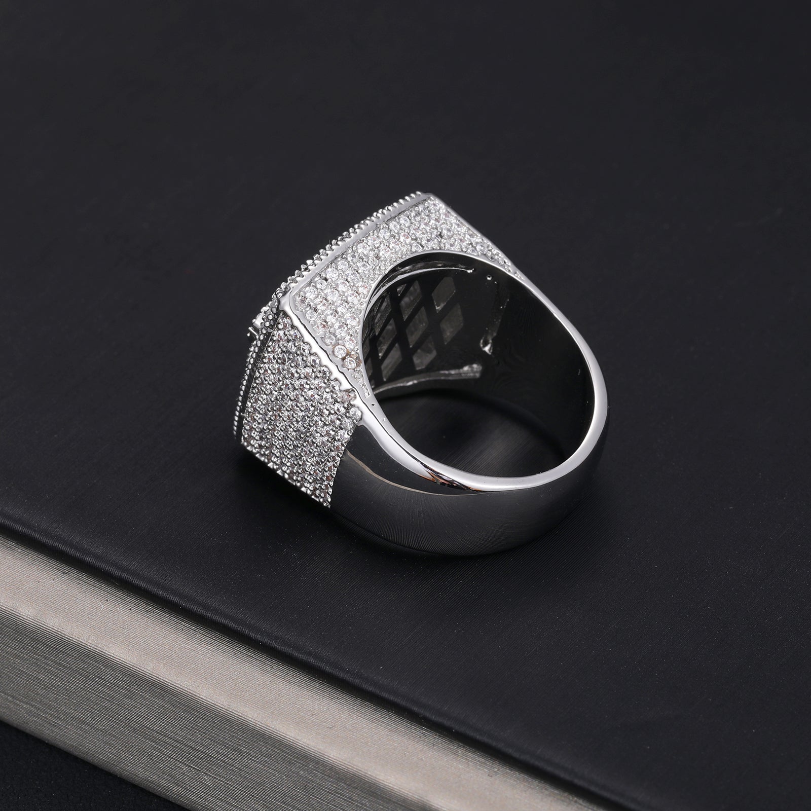 18k Gold Diamond Custom Name Ring - Drip Culture Jewelry