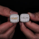 18k Gold Diamond Custom Name Ring - Drip Culture Jewelry