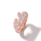 18k Gold Diamond Custom Name Ring - Drip Culture Jewelry