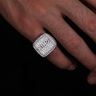 18k Gold Diamond Custom Name Ring - Drip Culture Jewelry