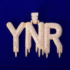 18K Gold Diamond Custom Premium Drip Letters - Drip Culture Jewelry