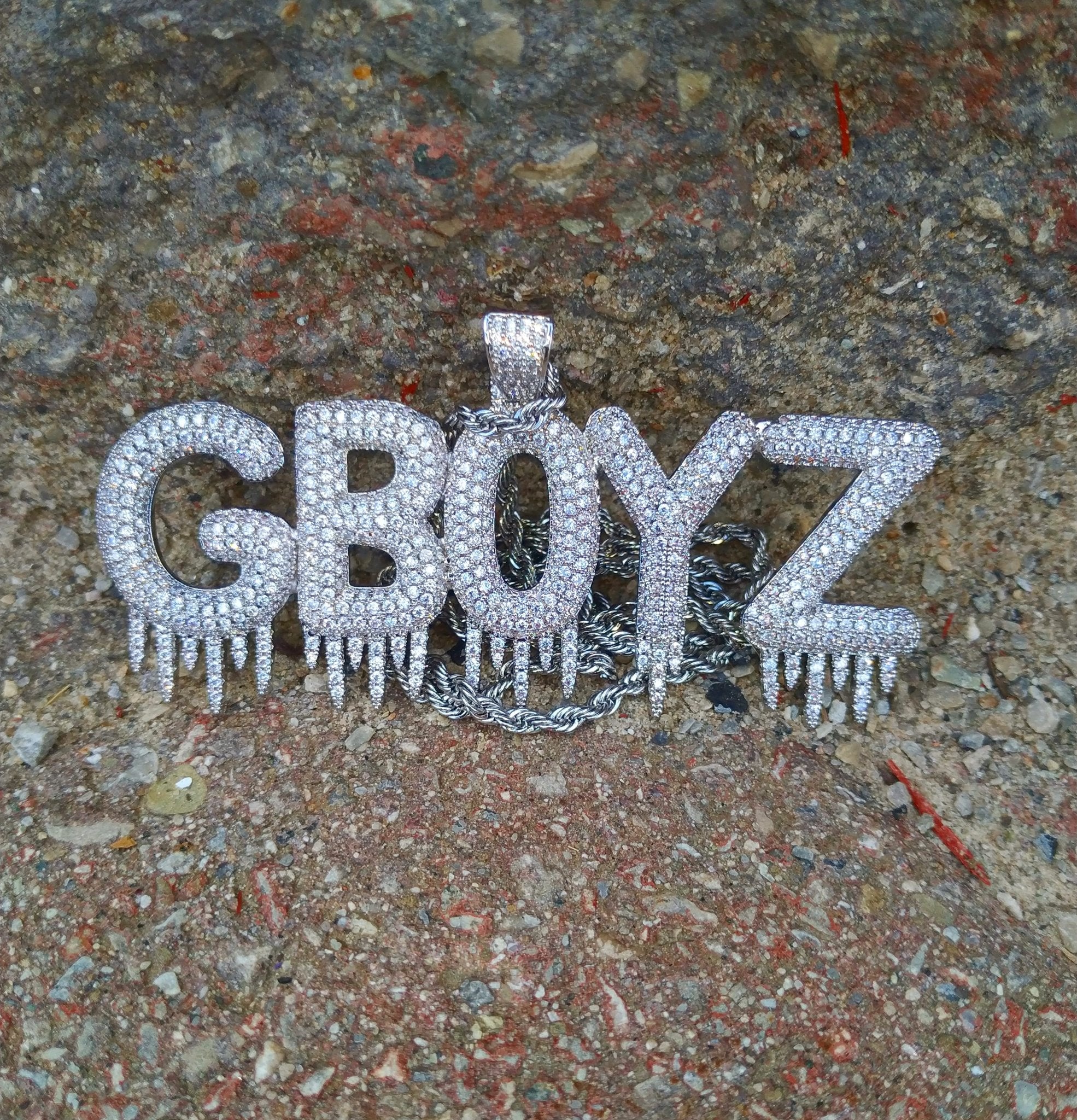 18K Gold Diamond Custom Premium Drip Letters - Drip Culture Jewelry