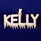 18K Gold Diamond Custom Premium Drip Letters - Drip Culture Jewelry