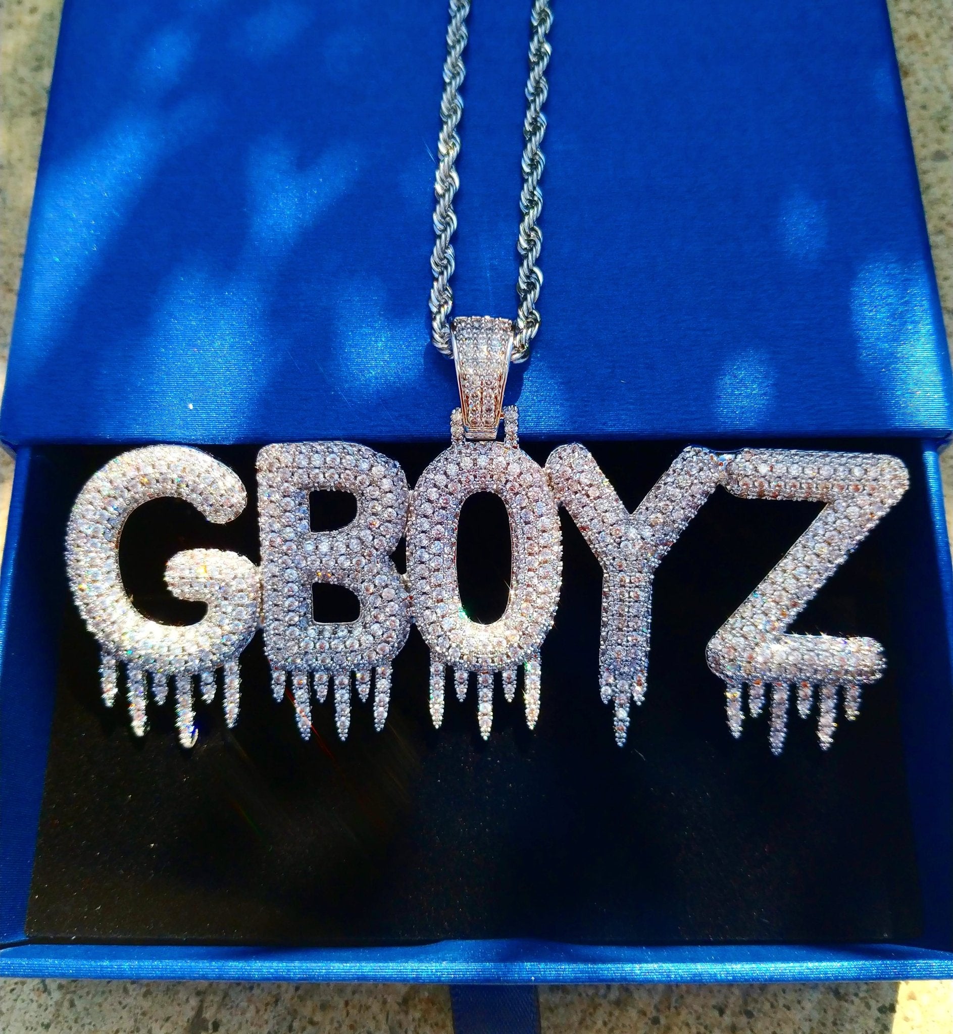 18K Gold Diamond Custom Premium Drip Letters - Drip Culture Jewelry