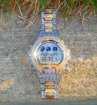18K Gold Diamond Digital G Watch - Drip Culture Jewelry