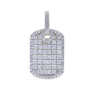18K Gold Diamond Dog Tag - Drip Culture Jewelry