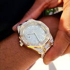 18K Gold Diamond Drip Watch - Drip Culture Jewelry
